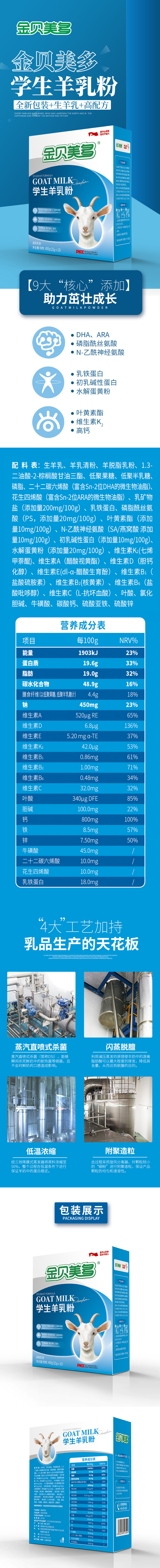 重磅|金贝美多系列全线产品重磅升级，新包装+生羊乳+高配方，抢占市场新机遇！(图3)